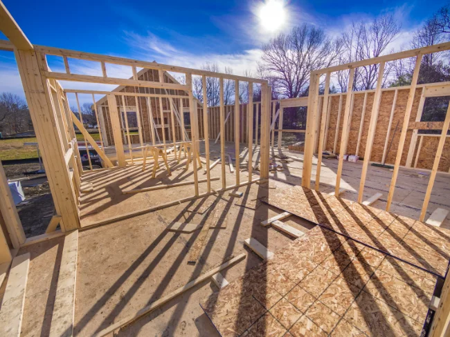 New Construction Home Inspections in DFW - House Framing